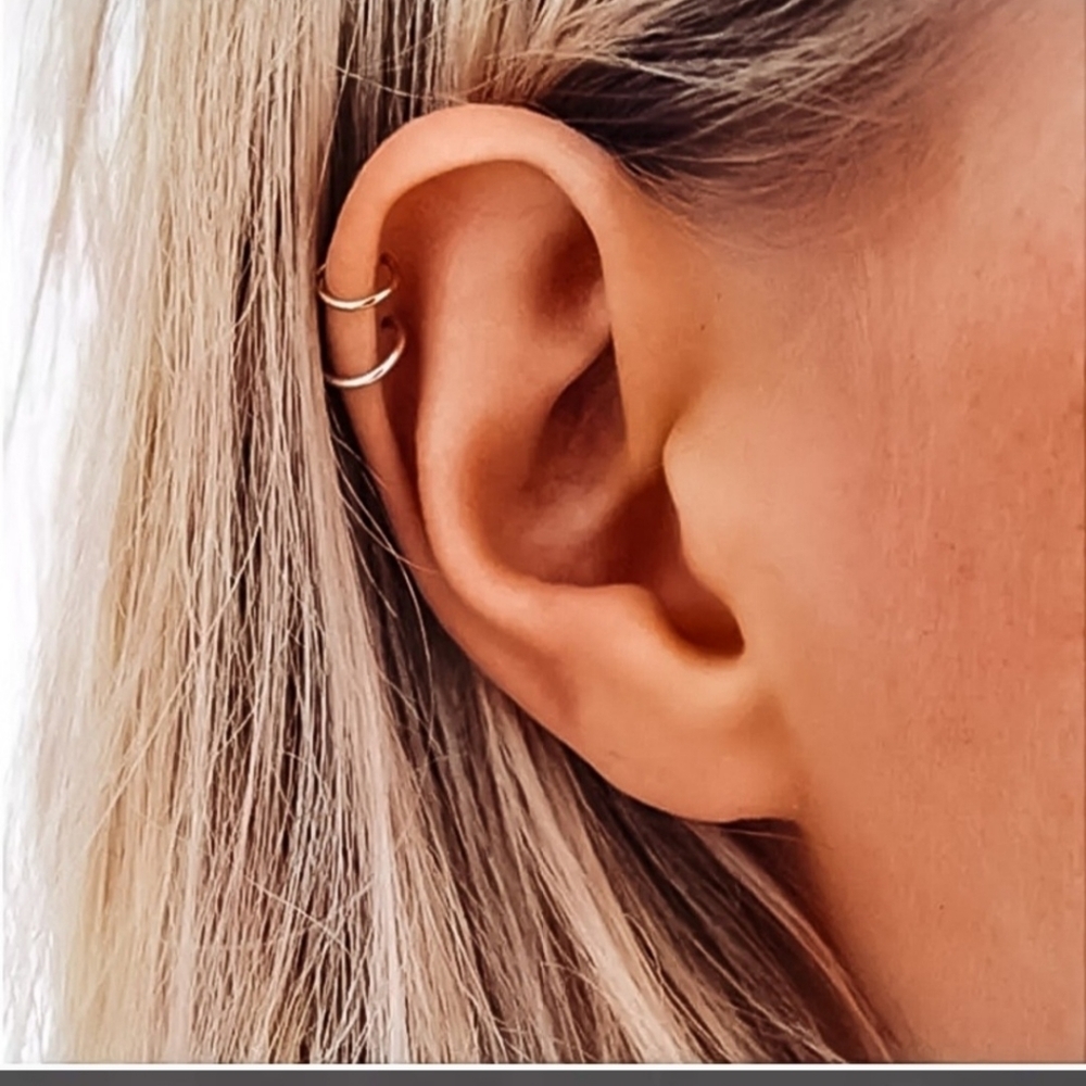 HP🔥🔥NWT Silver Ear Wrap/Cuff - Picture 5 of 7